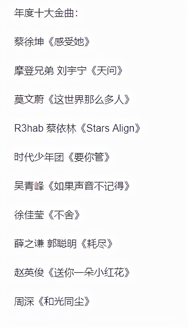 对着“十大热门歌曲”榜单说华语音乐要完，属实打错了靶子