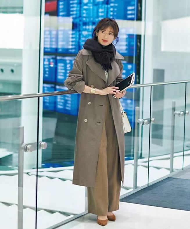 为什么优雅女人都爱“长大衣”？20套长短PK穿搭秀，原因并不意外
