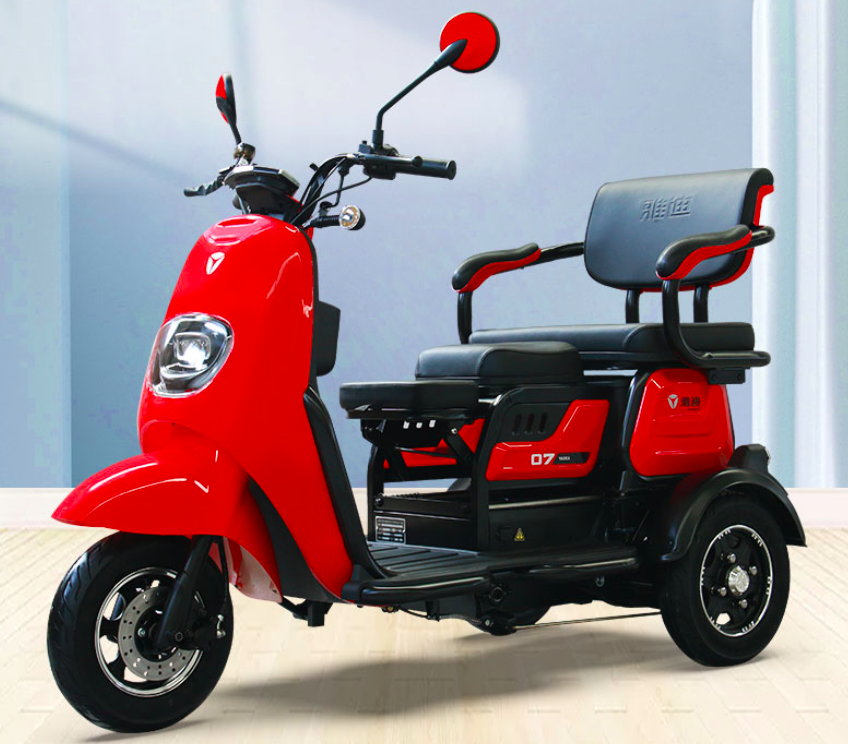 这2款休闲三轮车小巧实用,舒适性好,能坐2-3人,接娃方便