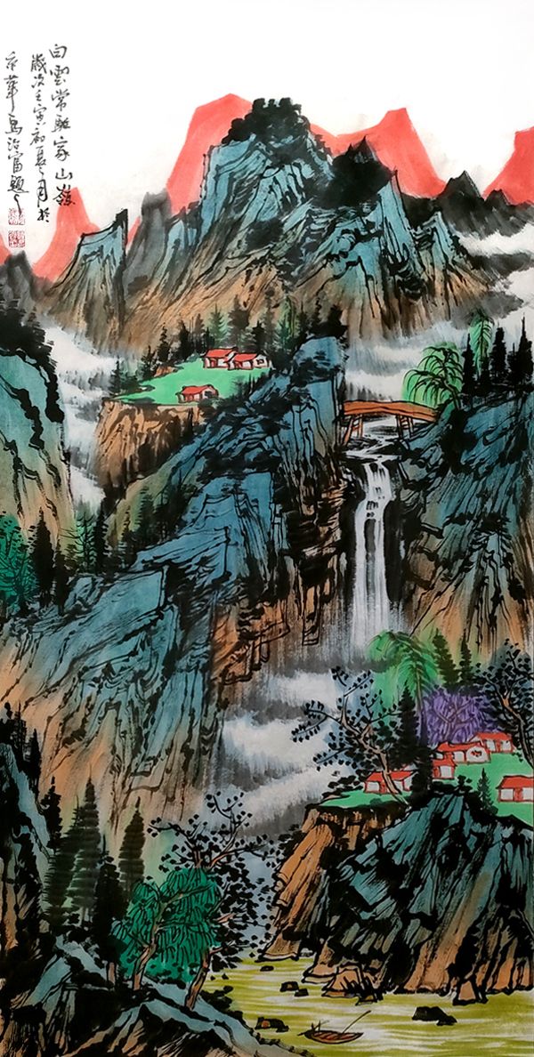 当代著名画家马治富作品欣赏
