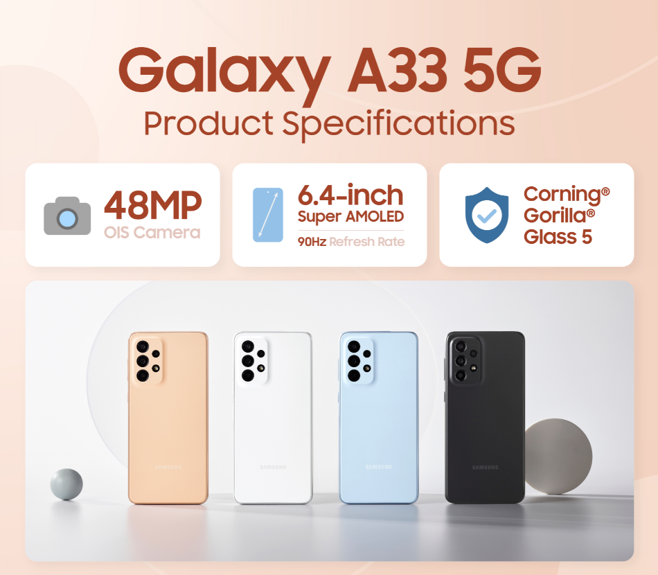 三星发布 Galaxy A33、A53 和 A73
