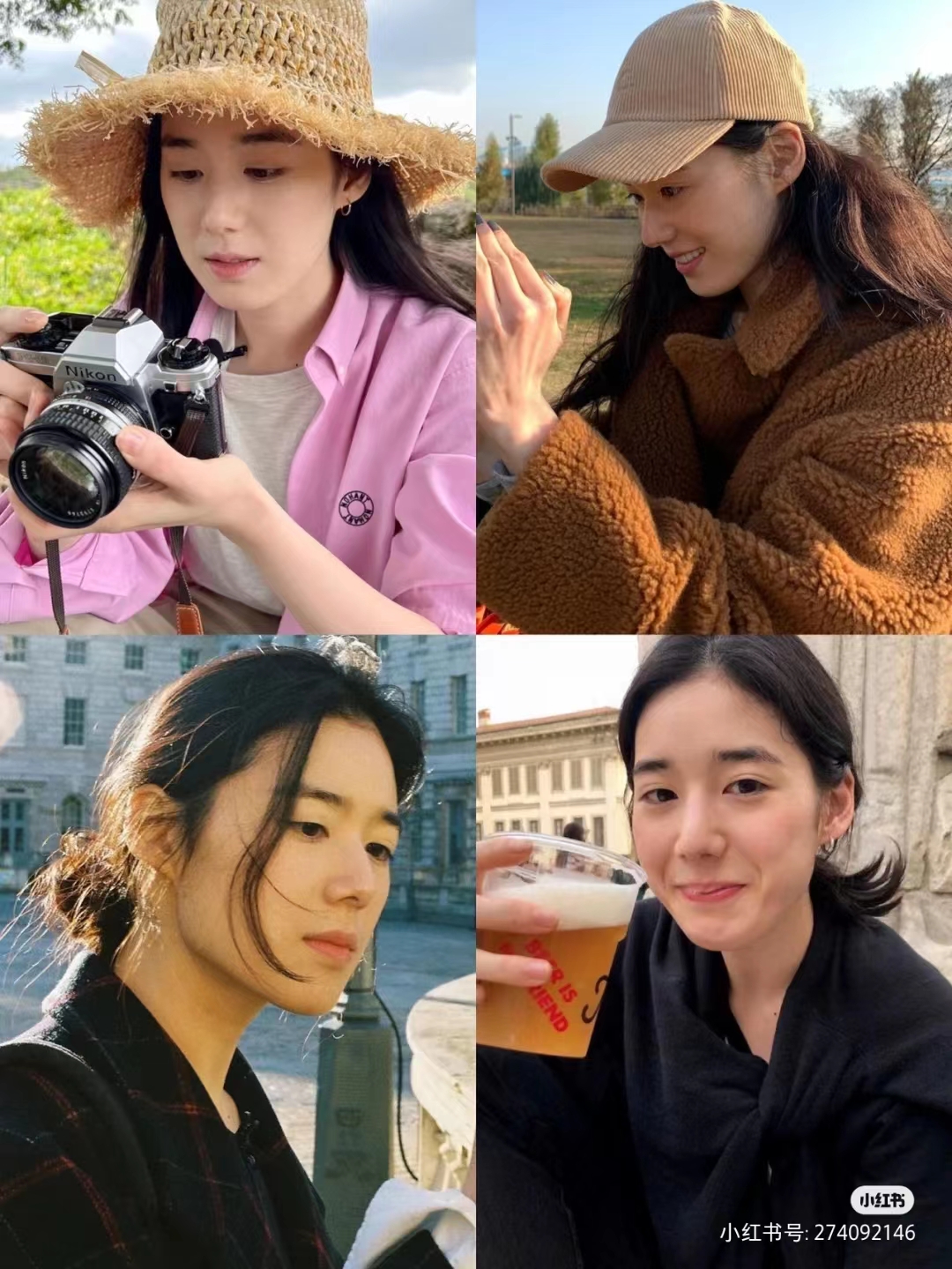 《安娜》女二郑恩彩日常私服，真是气质美人