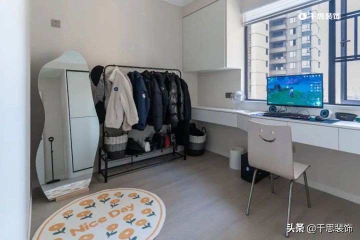 装修案例分享 | 大面积留白的128㎡北欧风三居，明净通透超养眼