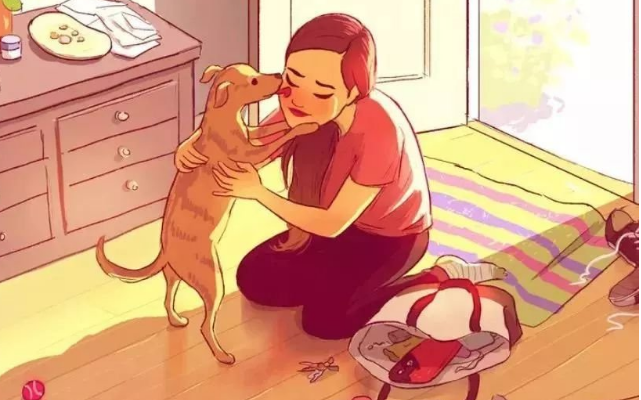女人精心布置的等待：深情凝望中的温柔守候