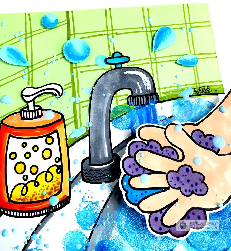 勤洗手图片(幼儿勤洗手图片)