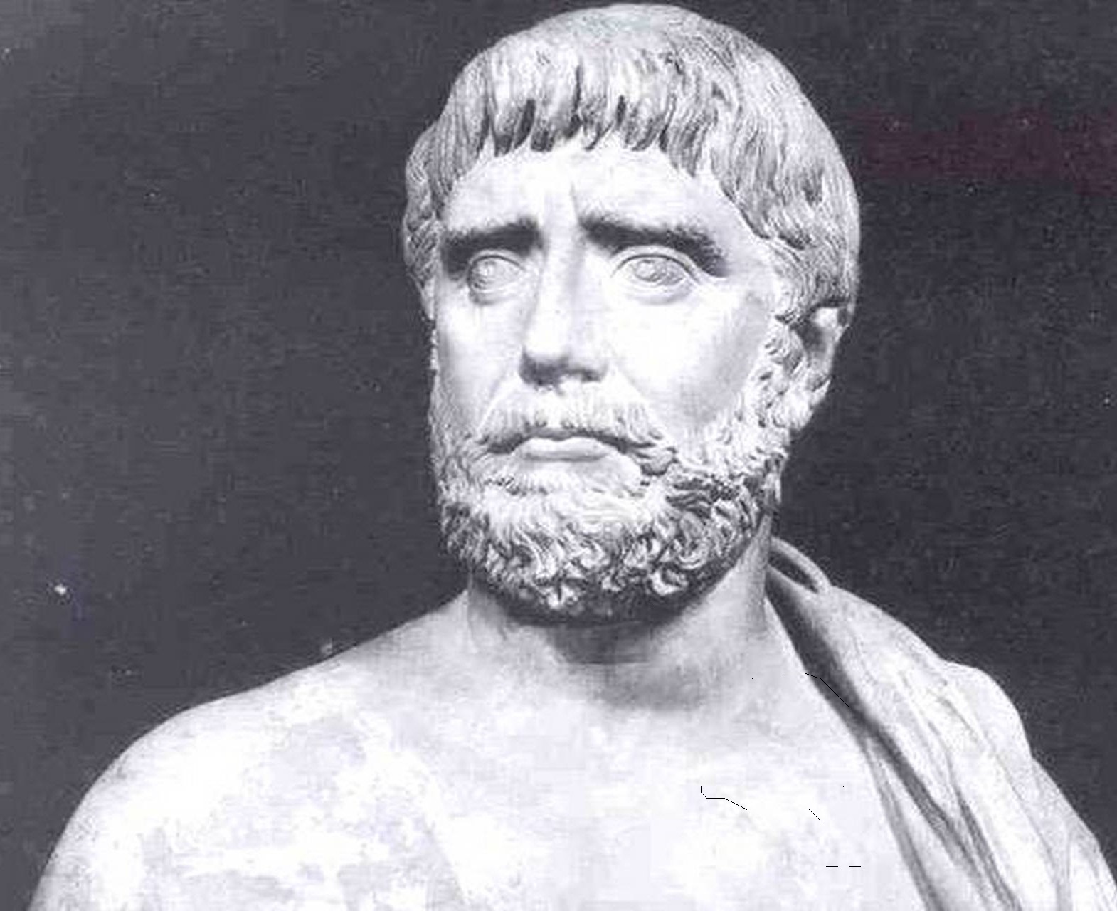 第一个哲学命题而被尊称"西方哲学之父",他的哲学思想影响着诸如赫拉