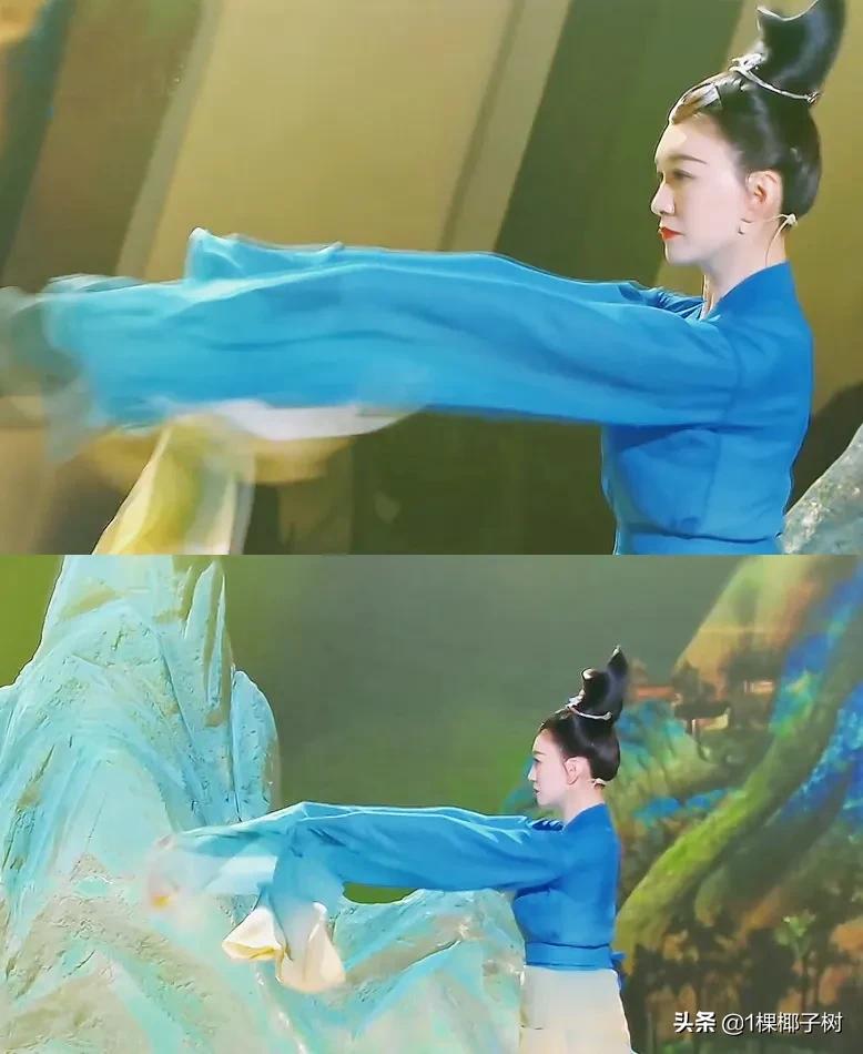 水墨画的李小冉 清新脱俗 媲美瑶池王母