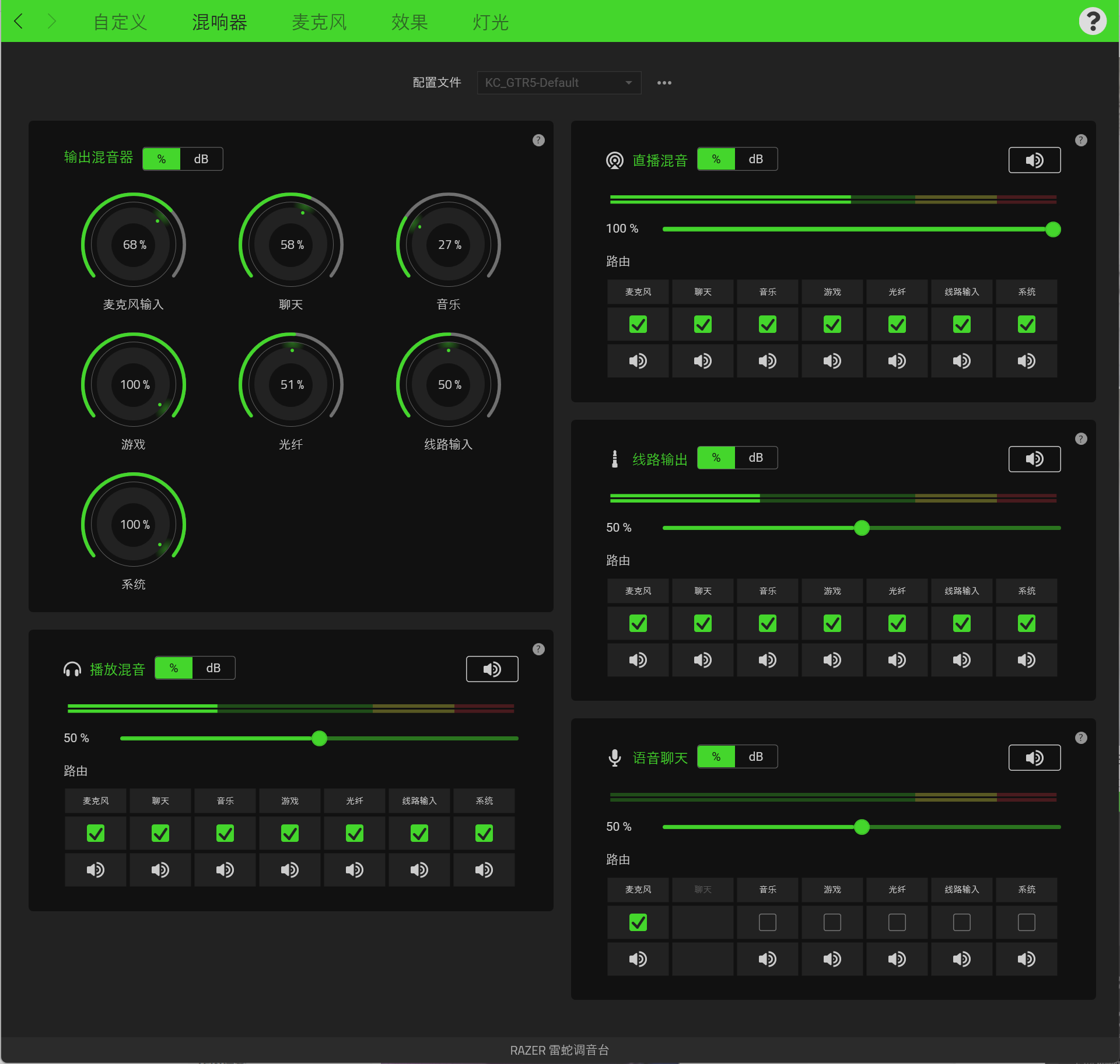 直播利器 雷蛇魔音海妖 V2 X 麦克风与调音台使用分享