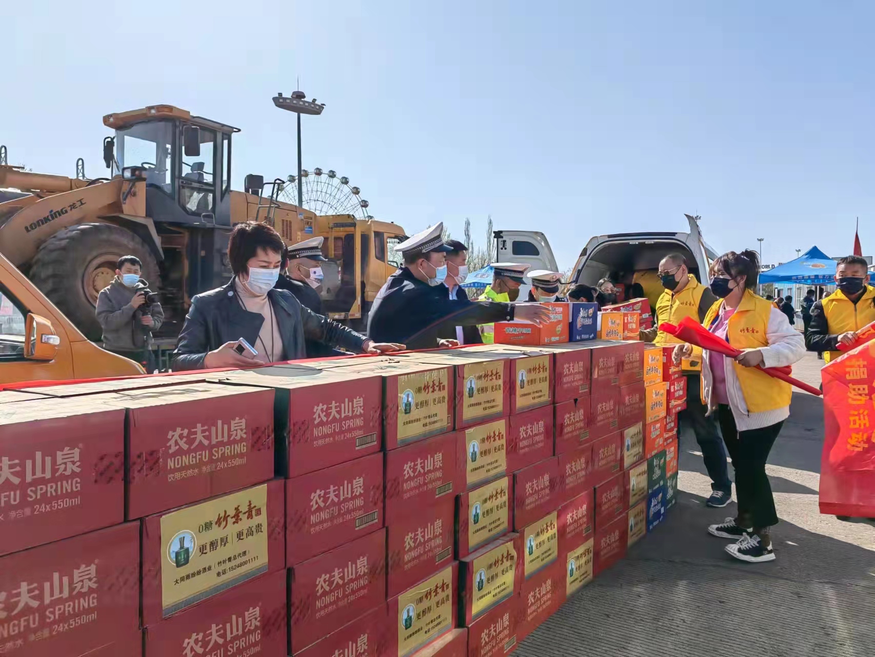 “健康底气，同心抗疫”——竹叶青大同市场前锋支部爱心捐助活动