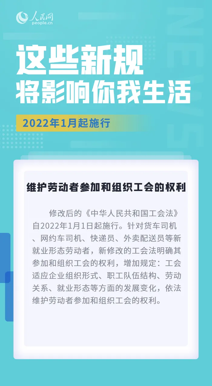 2022年1月新規(guī),來(lái)了!