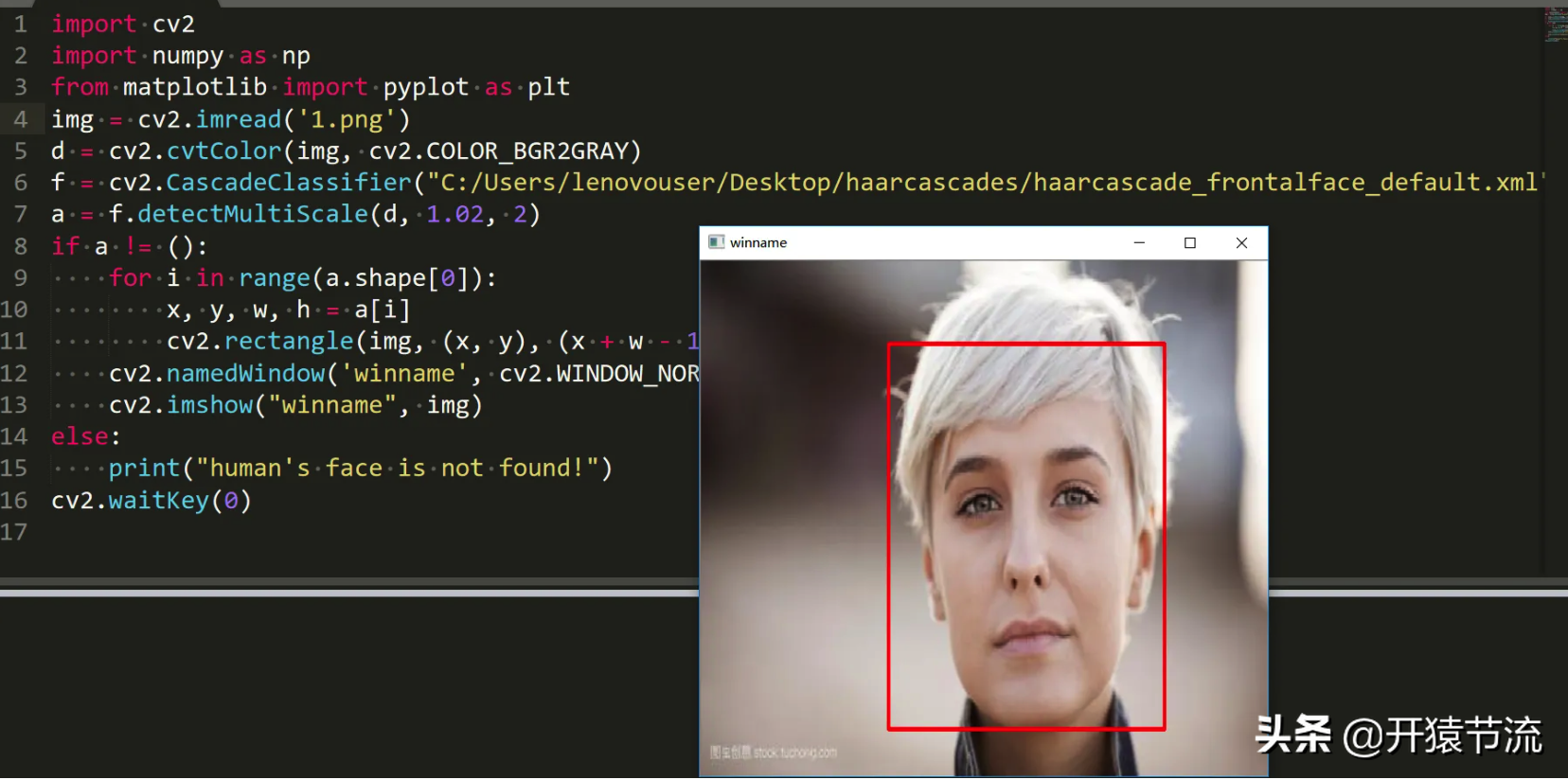「工具推荐」世界上最简单的人脸识别库 44.7 star