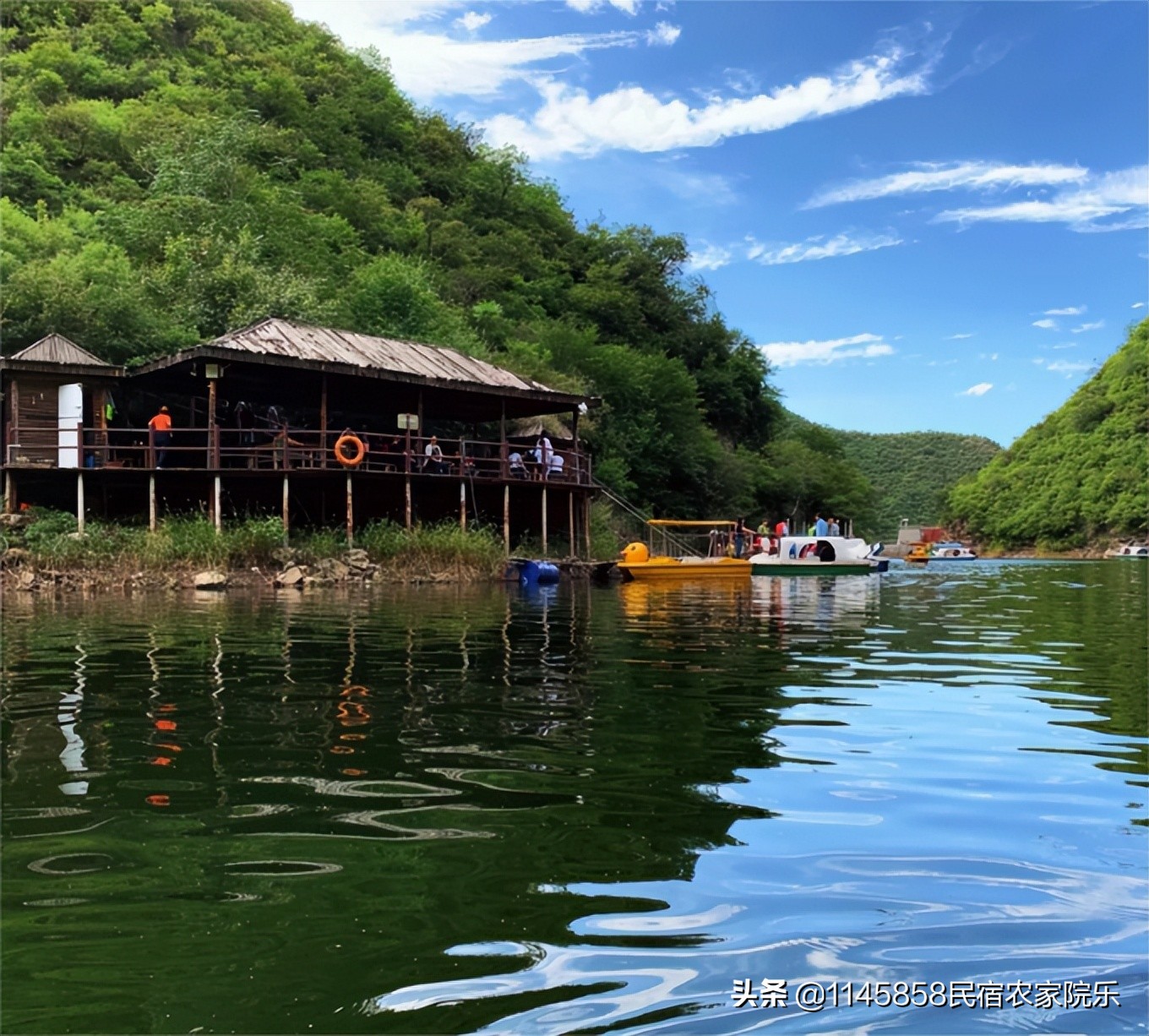 北京門頭溝雙龍峽風景區親子游絕佳目的地神似灕江山水畫卷