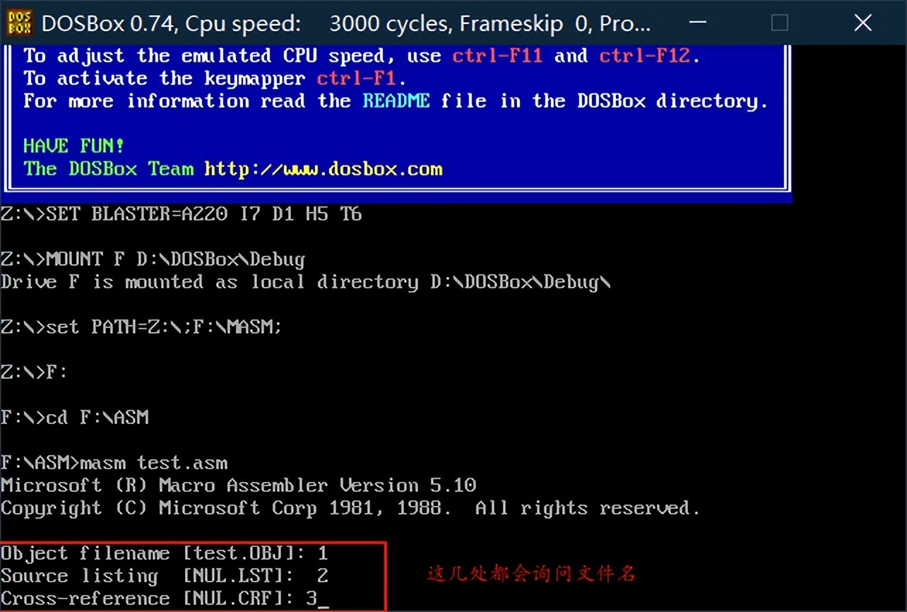 Windows10下搭建匯編語言開發環境