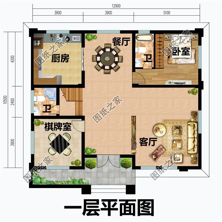 传统欧式自建别墅设计，复古大气，身临其境的感觉