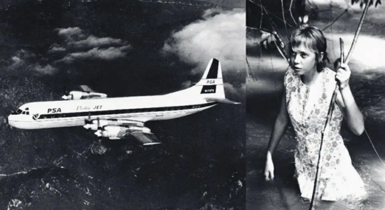 1971年飞机空难，17岁少女从3000米坠落雨林，野外求生10天获救