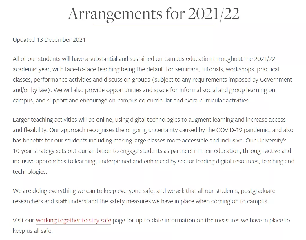 网课又开始了？美国、英国热门大学2022年开学安排最新汇总