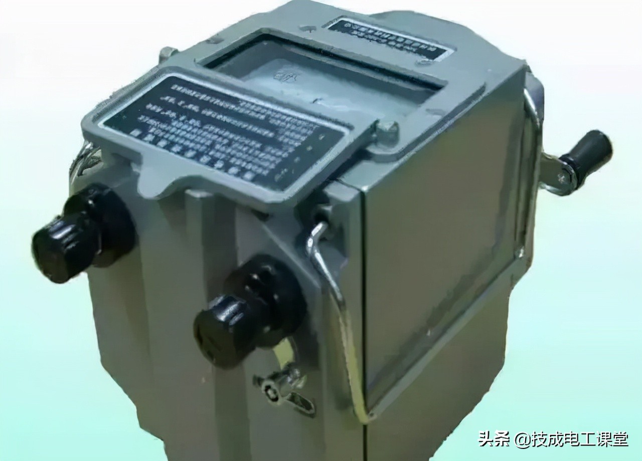 摇表（兆欧表），作为电工的你会使用吗？附摇表使用方法图解