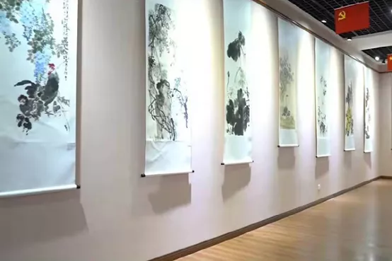 ​“百花迎春”滨州市第二届花鸟画美术作品展开幕