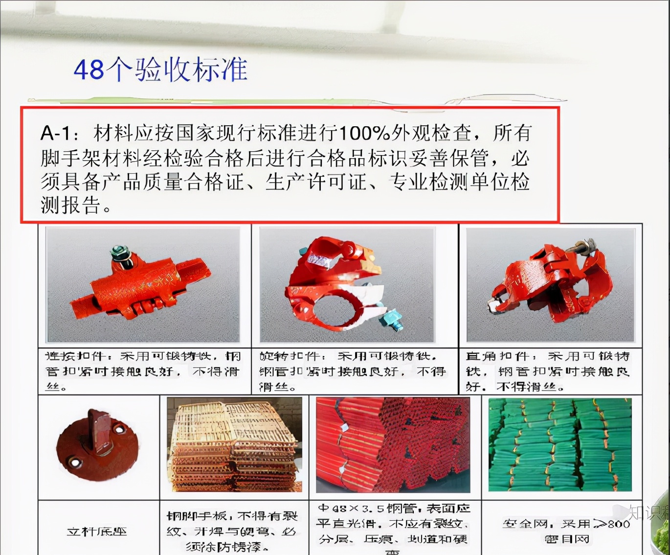 脚手架不好验收？脚手架验收标准48条，验收明细44条，图文清晰