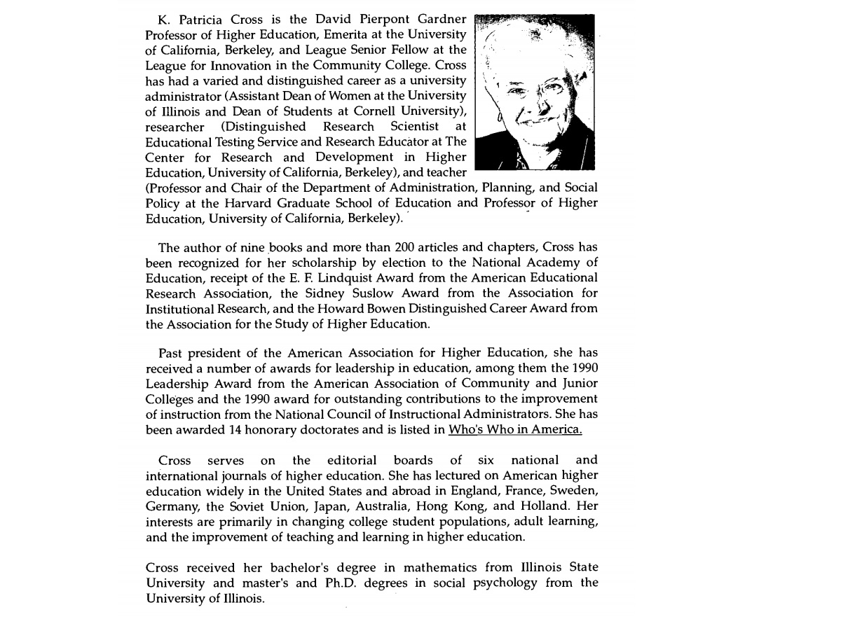 学习理论54-2：“成人学习者特征模型”