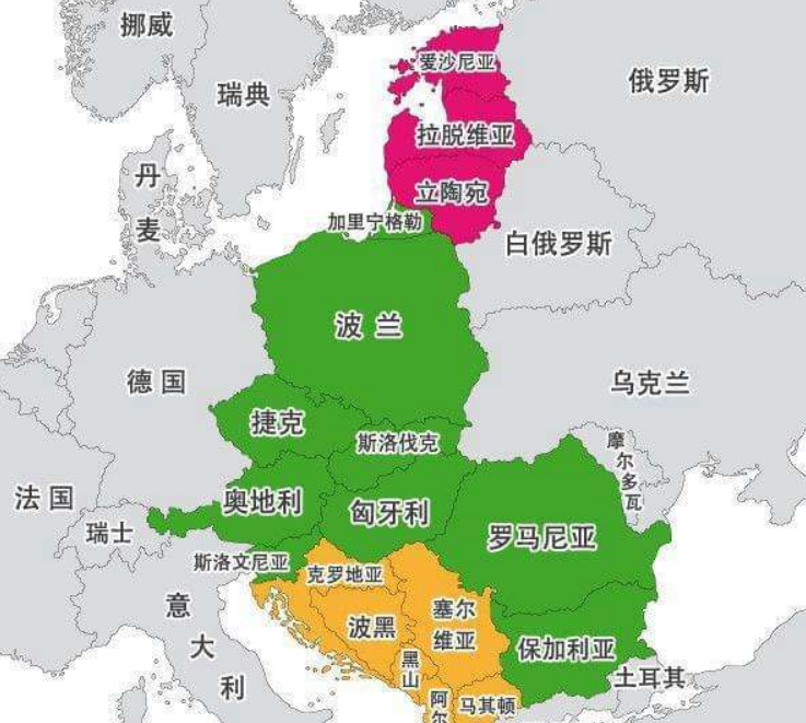 2021欧洲地图高清图片