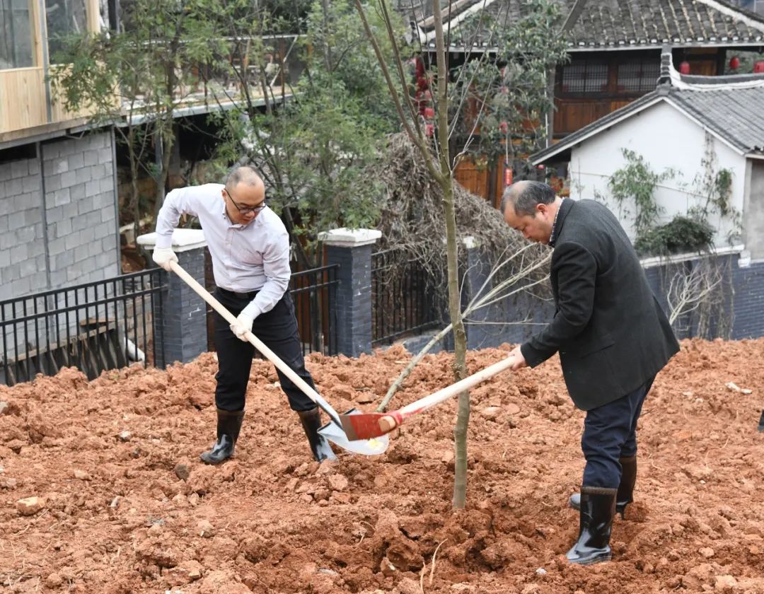 创国家森林城市 建怀化绿色家园 黎春秋王建球李万千印宇鹰等参加义务植树活动