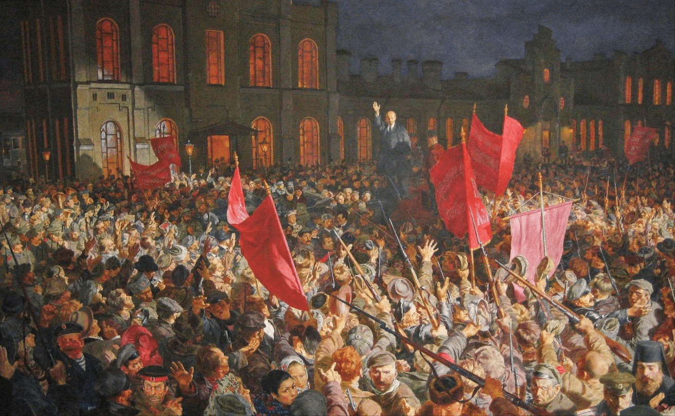 事情还要从1917年俄国爆发二月革命开始说起,沙俄罗曼诺夫王朝被推翻