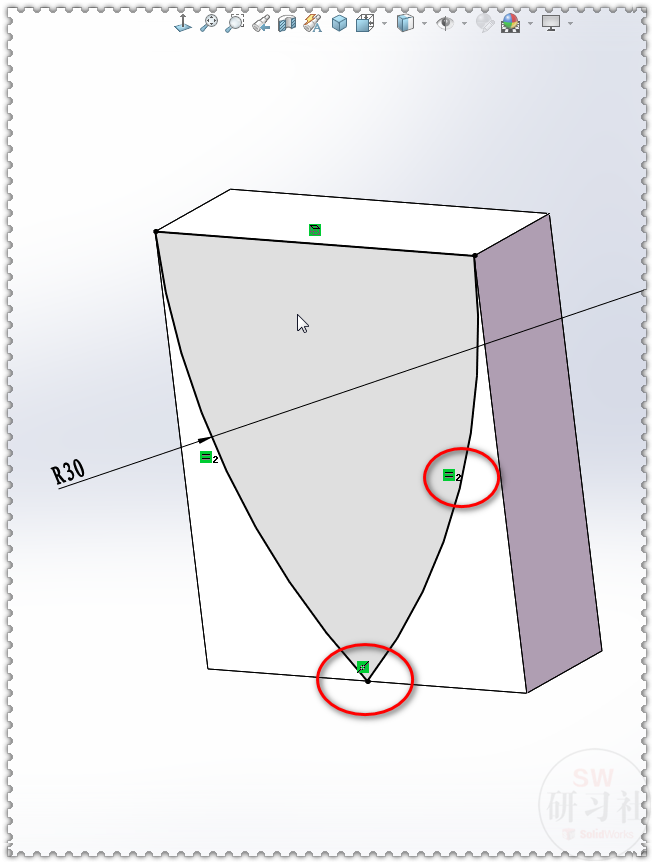 用SOLIDWORKS画个鱼鳞花瓶，绘图很简单，就是运算有点慢