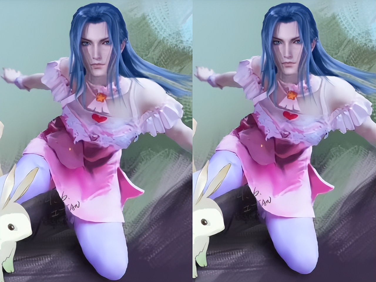 当《斗罗大陆》的帅哥换上美女的服装是什么样的？-哪边嗨