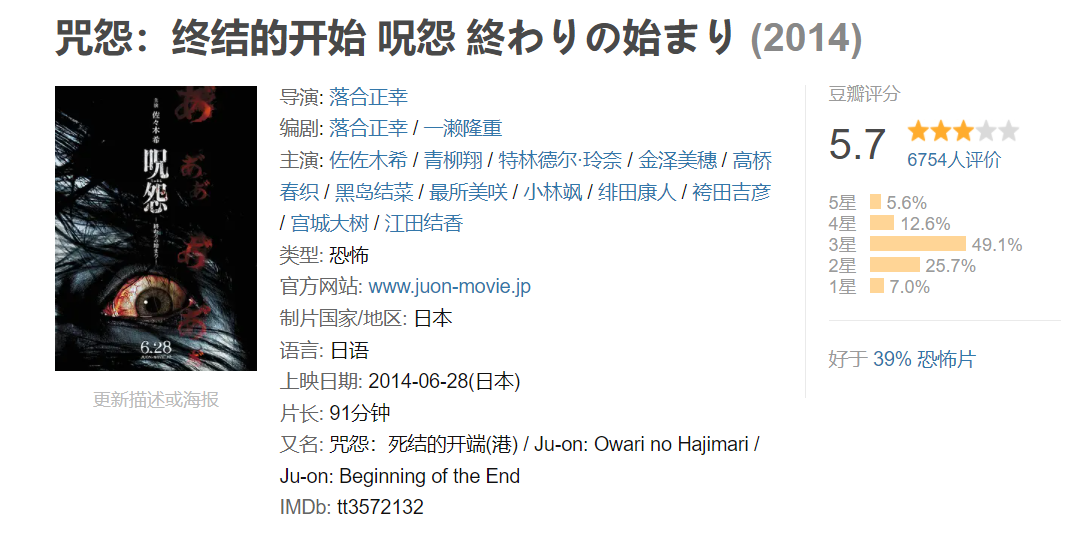 《咒怨》的故事绝对没你想象的那么简单