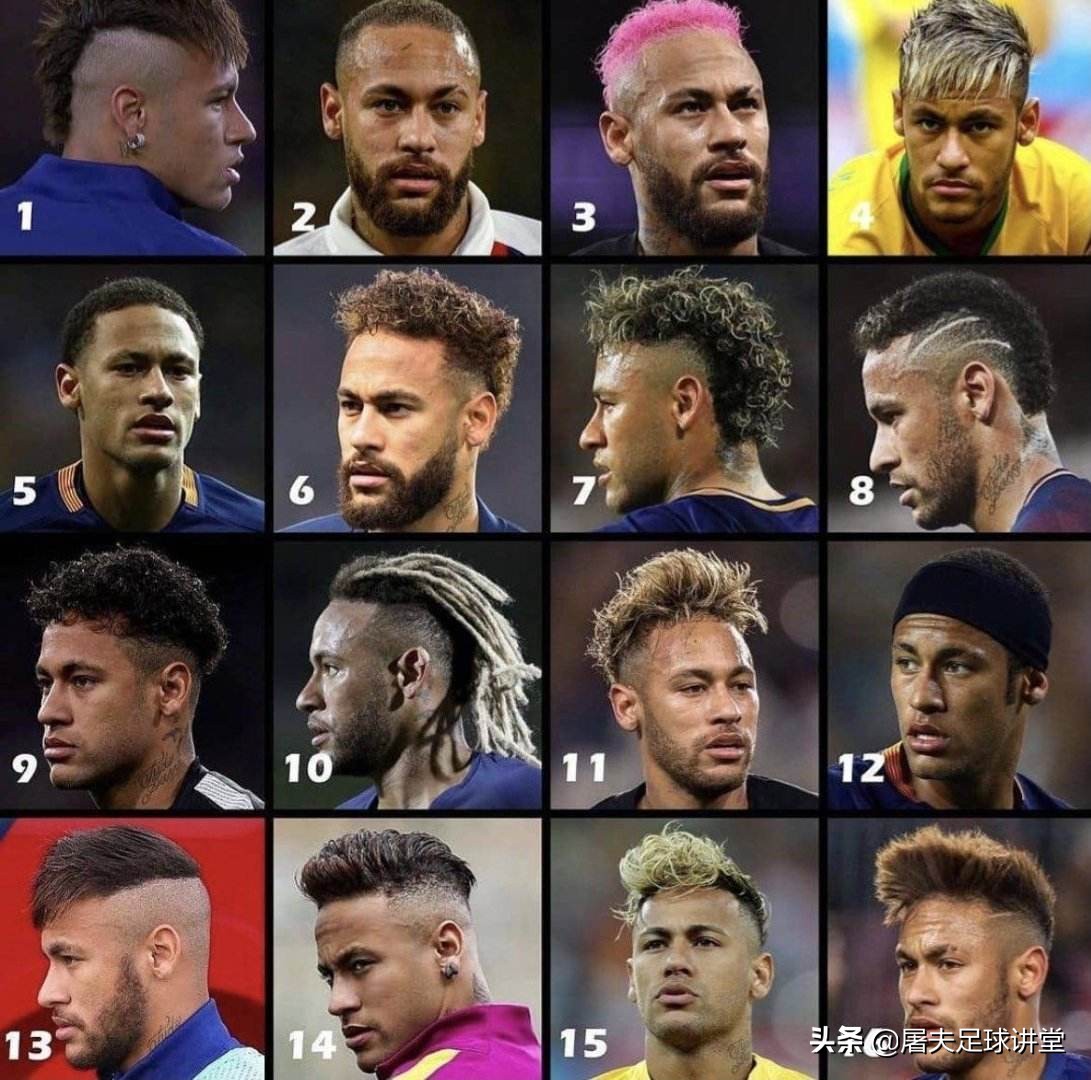 盘点世界足坛发型亮眼的足球明星们