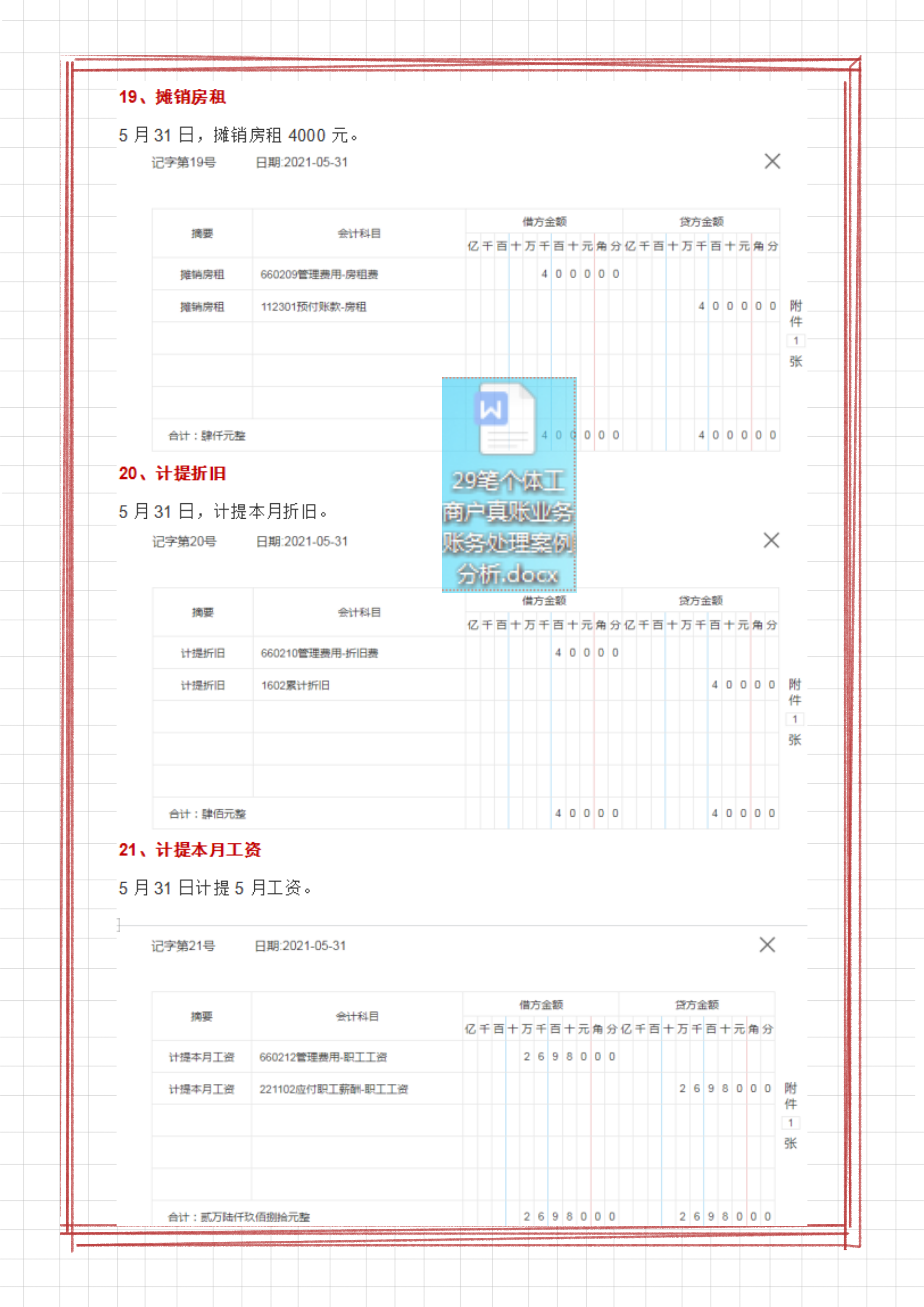 个体工商户会计怎么做账？个体工商户的会计分录汇总，附案例解析