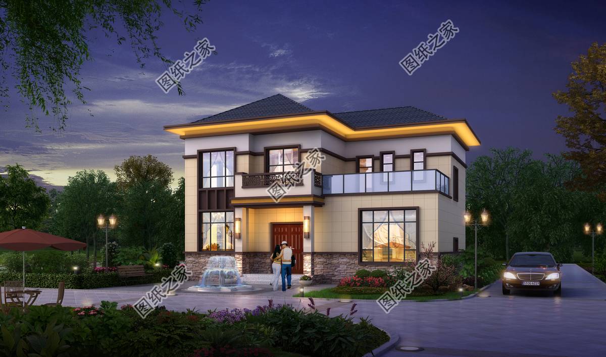 农村20万左右两层楼房图片大全(农村别墅15) - 赤虎壹号