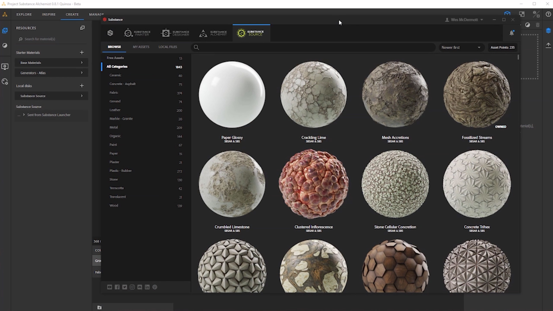 最全Substance painter智能材质库下载，超大容量的200G