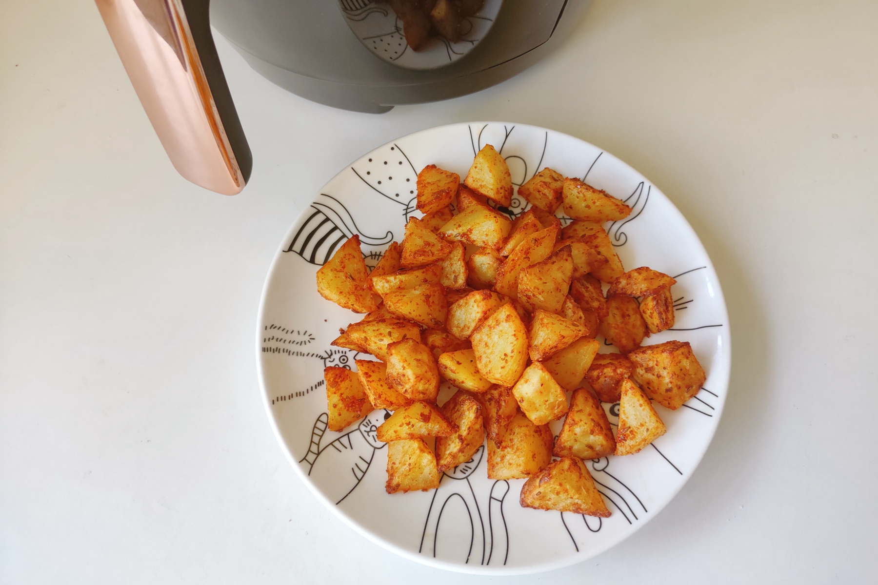 食物让快乐加倍！居派奥莱斯空气炸锅