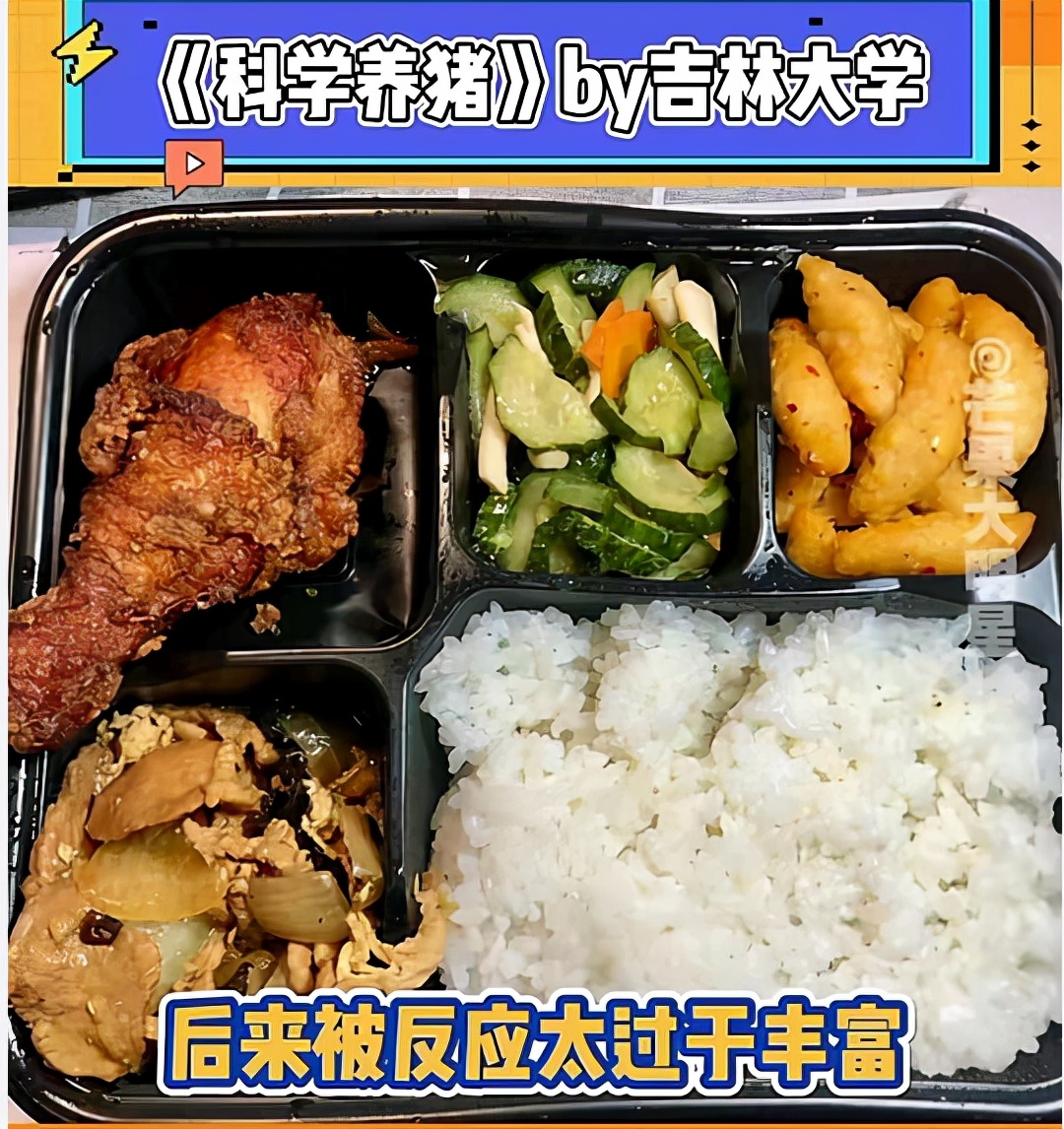 吉林大学的科学“喂养”，伙食好不算，餐后福利更像“付费”项目