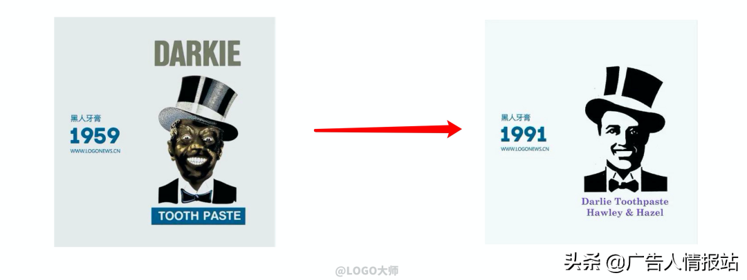天！黑人牙膏改名换LOGO？
