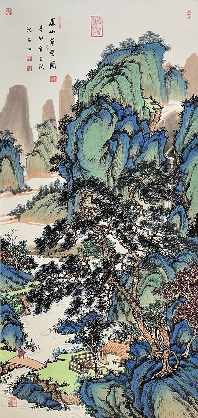 吳門畫派 沈坤（沈石田）《天工開物 大匠之門》北京中藝美術館預展