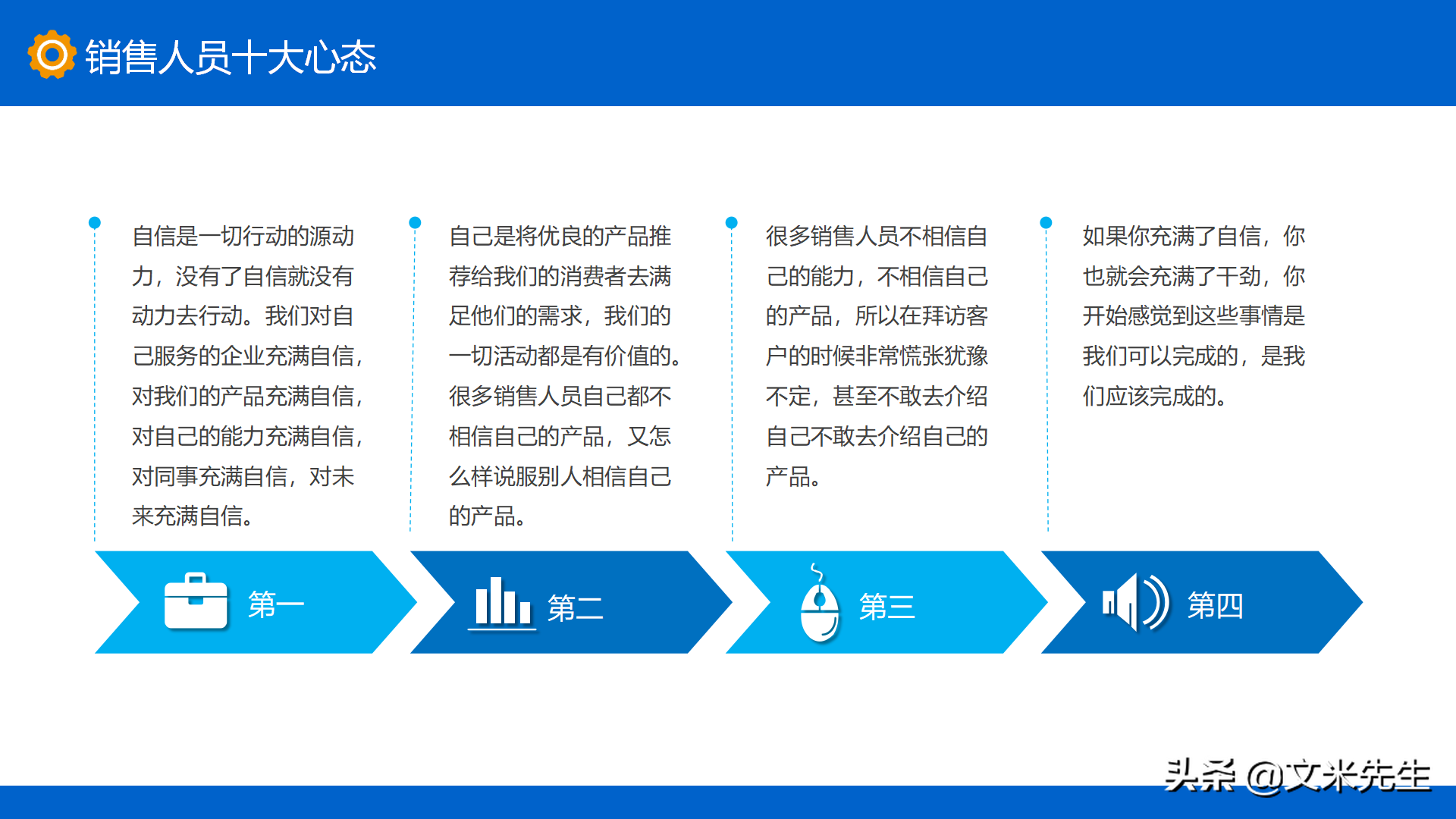 销售人员十大心态，29页销售心态培训课件，入职培训如何做好销售