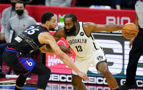 为什么nba管76人叫75人(梁子结下了？76人挑拨离间篮网，不愧是莫雷的球队，别耽误了哈登)