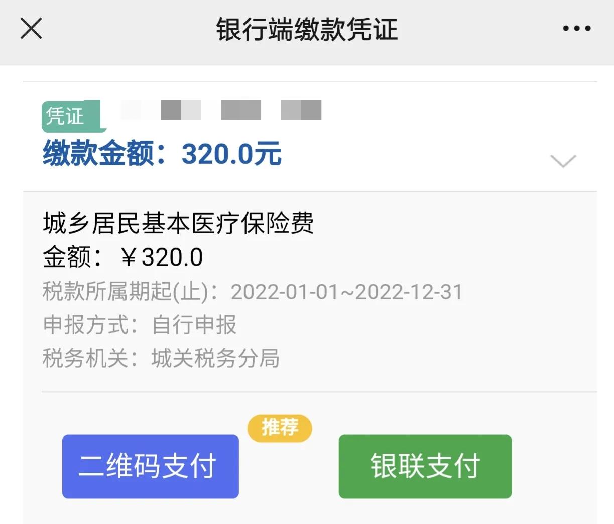 我试了所有的城乡居民医疗保险缴费方式，你想选哪一种呢？
