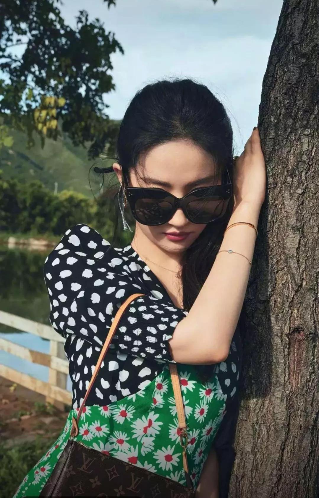 手机桌面，明星刘亦菲和孟子义