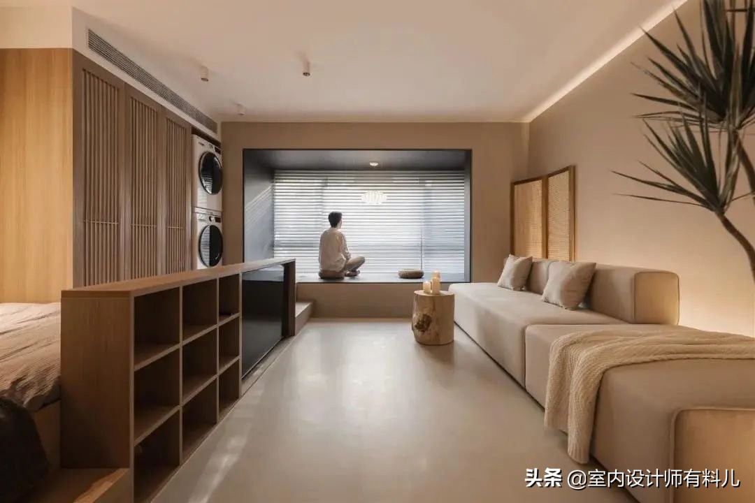 小户型中的天花板，38㎡的蜗居藏下所有，做到了极致，晒晒