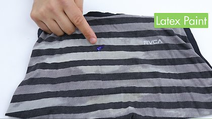 装修油漆污渍清理妙招：快速去除衣物上油漆的方法