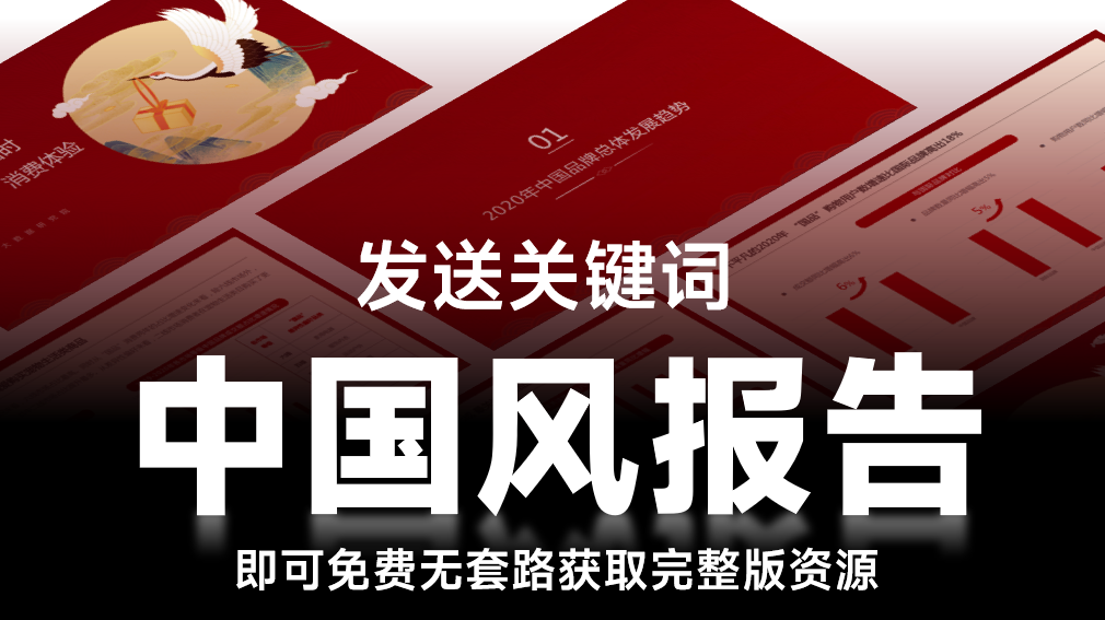 哇塞！京东这份2021中国品牌消费趋势报告PPT，中国风太高级了
