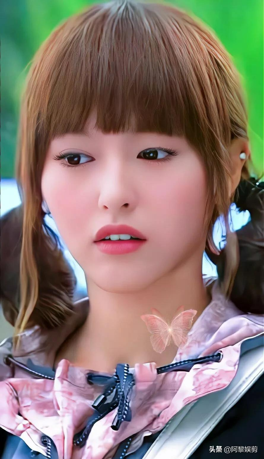 唐嫣年少时清纯灵动，气质不凡太可爱了