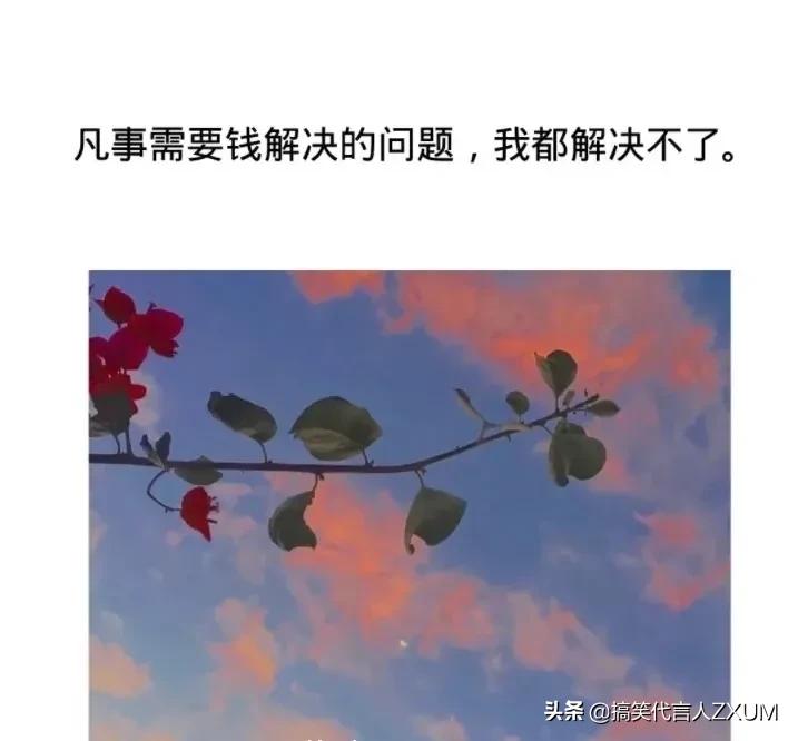 适合没钱哭穷的搞笑句子2