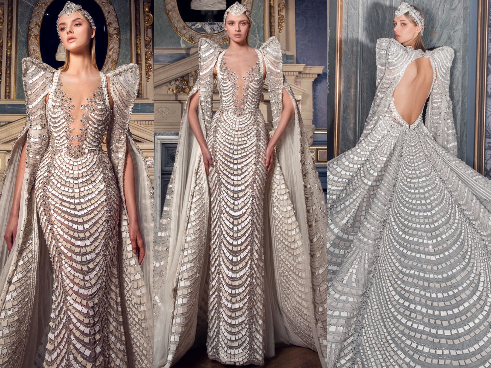 ziadnakad2022春夏高定奢华依旧鹅蛋脸亚洲模特迎合中国审美