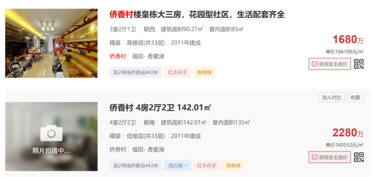 61个！深圳还有这些住宅没有参考价，可按成交价贷款