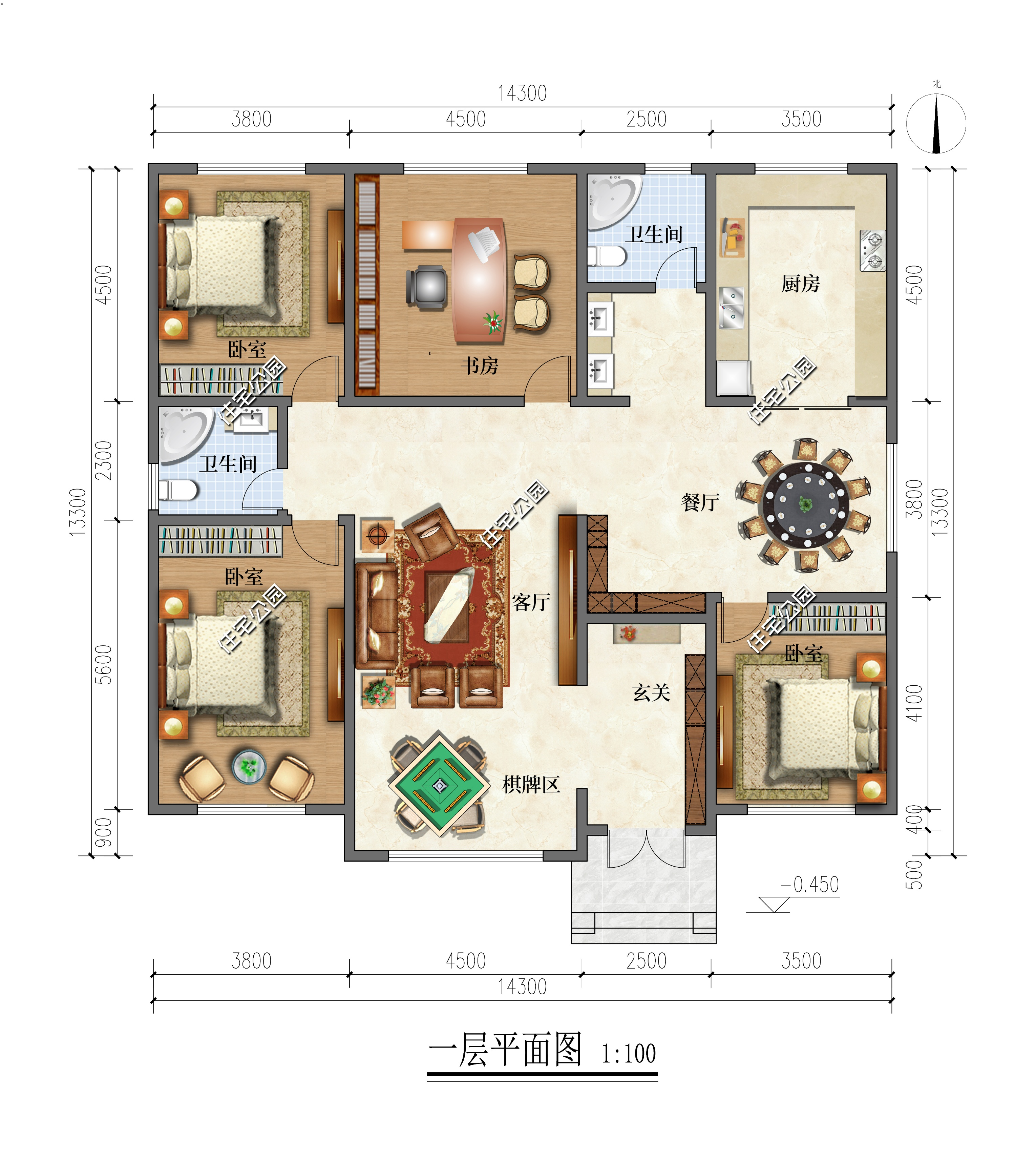 在农村建一层房如何布局？